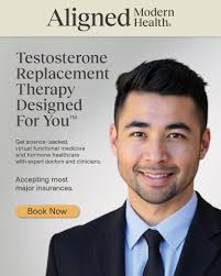 Testosterone Replacement Therapy, Designed for You. Low energy, reduced  muscle mass, changes in mood, and a drop in libido can all be signs of low  testosterone. With Functional Medicine at Aligned Modern
