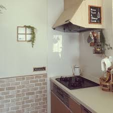 100均セリアで作るキッチンインテリア実例15選 folk インテリア インテリア 実例 リメイクシート 100均