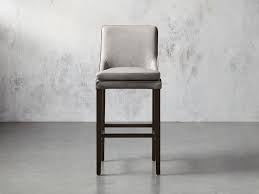 Lunden Faux Leather Bar Stool Arhaus Furniture Leather Counter Stools Counter Stools Dining Room Interiors