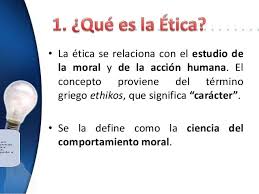 La ética, o filosofía moral, es la rama de la filosofía que estudia la conducta humana, lo correcto y lo incorrecto, lo bueno y lo malo, la moral, el buen vivir, la virtud, la felicidad y el deber. Pin En Etica Profesional