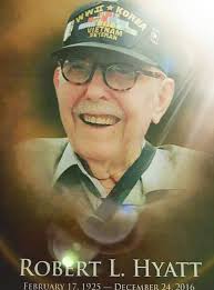 3 War Hero, Robert Hyatt, was laid to rest yesterday. He was a combat medic  in the US Army in WWII & Korea. He was a Marine in Vietnam. 5 Bronze Stars -