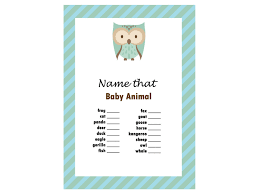 Owl Baby Shower Games Set Magical Printable Baby Shower Games Unique Owl Baby Shower Modern Baby Shower Games
