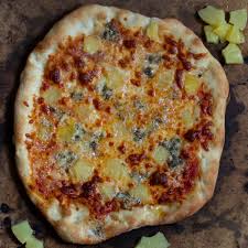 Blue Cheese And Pineapple Pizza Beyond Pepperoni Pizza Toppings Recipe Pineapple Pizza Pineapple Pizza Recipes Pizza Toppings