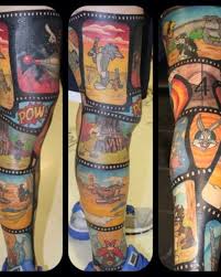What kind of tattoos does amy hood have? Tattooed Cartoon Characters Tattoo Ideas Artists And Models