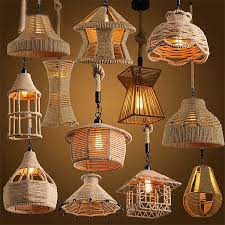 Diy lamps diy hanging capiz shell pendant. Retro Loft Vintage Hemp Rope Pendant Light Diy Pendant Lamp E27 Industrial Edison Bulb Hanging Lamp Kitchen Light Fixture Lustre Hanging Lamps Kitchen Light Diyloft Vintage Aliexpress