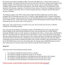 Check spelling or type a new query. Mr Samuel Age 54 And A Canadian Resident Owns All Chegg Com