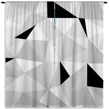 I not only show you how to design this awesome geometric pattern in illustrator, but i. Black And White Window Curtains With Geometric Prints 173 Eloquent Innovations