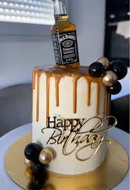 Delicious Layer Cake Inspired by Jack Daniel's
