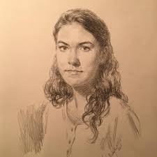 A recent spontaneous portrait of Tyrone (a 40-min sketch from life,  Graphite