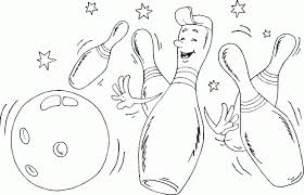 Bowling Pins Coloring Page Coloring Com Coloring Pages Bowling Pins Coloring Pictures