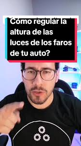 Te cuento cómo regular la altura de los faros de tu auto para una  conducción segura y sin deslumbramientos. #faros #regulaciondeluces  #lucesdelauto #lucesdelcoche #mantenimientodelauto #seguridadvial ...