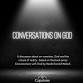 CONVERSATIONS ON GOD event image