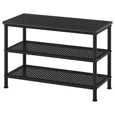 Pinnig Bench With Shoe Storage Black Ikea In 2020 Bench With Shoe Storage Ikea Shoe Rack Shoe Storage