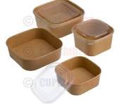 Kraft Square Paper Bowl Range