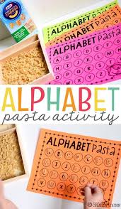Letter Pasta Matching Alphabet Activity Mrs Jones Creation Station Alphabet Activities Teaching The Alphabet Alphabet Preschool