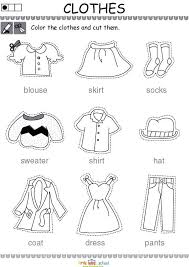 Worksheet About Clothes חיפוש ב Google Ingles Para Preescolar Ingles Basico Para Ninos La Ropa En Ingles