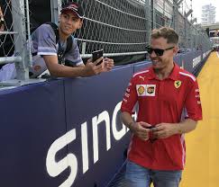 New hair style and seat fitting of sebastian vettel revealed at aston martin hq#vettel#aston_martin#formula_1 Seb S Aero Haircut Is Back Tifosi We Good Formula1