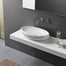 Lavabo Da Appoggio Ovale In Ceramica Design Moderno Novello Lavabo Bagno Design Moderno Appoggio Oval Design Moderno Arredamento Bagno Idee Per Il Bagno