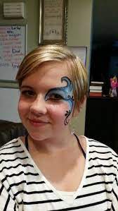Swirly Girl Face Carnival Face Paint Swirly