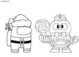 Dibujos De Brawl Stars Para Colorear Lou