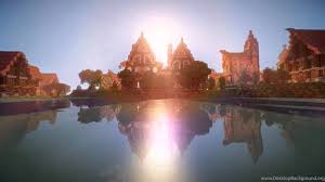 Minecraft maps / 3d art. Minecraft Is Beautiful Cinematic Hd Shaders Youtube Desktop Background