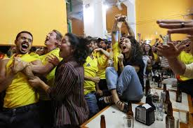Mexico City turns yellow as Colombian fans make Azteca feel like home