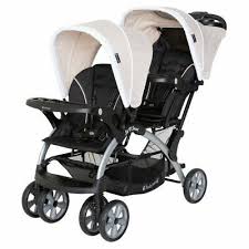 Baby Trend Sit N Stand Travel Baby Double Stroller Modern Khaki Open Box 90014029562 Ebay