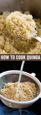 How To Cook Quinoa On The Stovetop Jessica Gavin Recipe How To Cook Quinoa Recipes Cooking