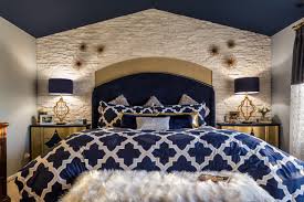 The minimum size bedroom needed to comfortably fit a queen size bed is 10 feet by 11 feet. Conifer Street Master Bedroom Modern Bedroom Chicago By Decorating Den Interiors Bromberek Design Team Houzz