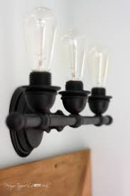 Industrial Small Bath Redo For Less Than 150 Industrial Bathroom Lighting Industrial Bathroom Traditional Light Fixtures