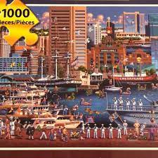 Dowdle jigsaw puzzles 500 pieces. 500 Pieces Used Once Flat Shipping Dowdle Jigsaw Puzzles Four Available Contemporary Puzzles Toys Hobbies