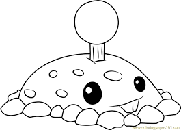 They will enjoy filling the unique patterns of these zombies with colors. Potato Mine Coloring Page For Kids Free Plants Vs Zombies Printable Coloring Pages Online For Kids Coloringpages101 Com Coloring Pages For Kids