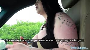 Public Agent Busty British babes sloppy blowjob and fuck