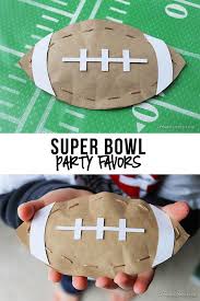 Super Bowl Party Favors By Create Craft Love For Livelaughrowe Com Superbowl Party Souper Bowl Party Football Party Favors