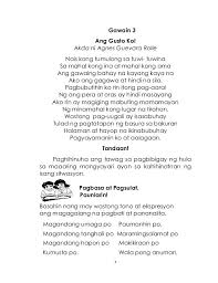 K To 12 Grade 2 Learning Material In Mother Tongue Based Mtb Mle 2nd Grade 12th Grade Reading Worksheets