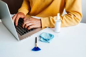 External keyboards should be disconnected from your clean the keys and the surrounding area by wiping them and keeping them wet for about three minutes if you're looking to disinfect, maker says. How To Clean Your Laptop S Keyboard Apartment Therapy