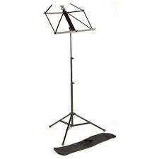While the fake book may stay open on the stand, the music stand may fall over. K M Ruka Ultra Lightweight Music Stand Samash