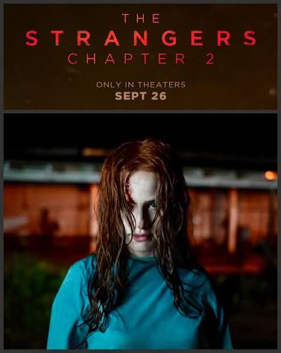 The Strangers ch 2 is officially in theaters today!! Ahhhh!! I'm so proud  of this character and her growth in these movies and I'm so excited you  finally get to see it.