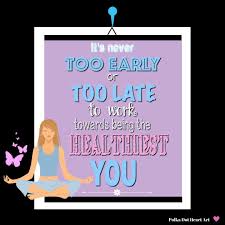 The reason i exercise is for the quality of life i enjoy. Health Fitness Wall Art Print Quote It S Never Too Early Or Too Late To Work Towards Being The Healthiest Fitness Wall Art Heart Art Womens Health Fitness
