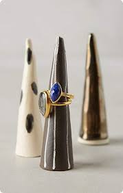 Ceramic Ring Cone From Anthropologie Clay Jewelry Ceramic Jewelry Ceramic Rings