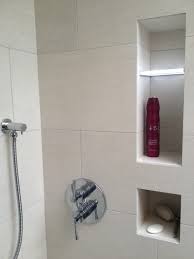 Waterproof Led Lighting For Niche With Glowing Glass Shelf
