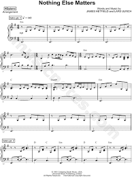 Nothing else matters gehört oft zu den 50 meistverkauften noten des monats bei notenbuch.de. Hdpiano Nothing Else Matters Sheet Music Piano Solo In E Minor Download Print Sku Mn0189696
