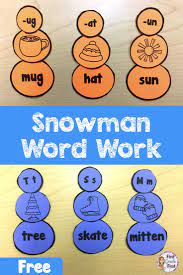 Word Work Activity Word Work Activities January Kindergarten Activities Work Activities