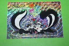 1994 Looney Tunes VENDING MACHINE PRISM STICKER PEPE LE PEW PENELOPE WARNER  BROS