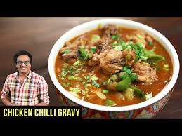 Mix 2 tsps cornstarch with 1 cup water and pour it to the pan. Chicken Recipes Get Curried Chicken Chilli Gravy Recipe How To Make Chicken Chilli Chicken Recipe By Varun Inamdar