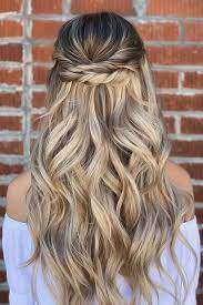 42 Half Up Half Down Wedding Hairstyles Ideas Half Up Half Down Wedding Hairstyles Ideas Simple Elegant On Blon In 2020 Hair Styles Thick Hair Styles Down Hairstyles