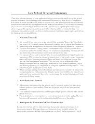 Kostenloses Law School Personal Statement Format