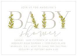 Baby Garden Baby Shower Invitation By Basic Invite