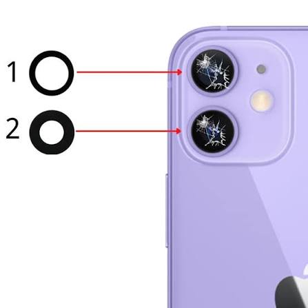 IPHONE CAMERA GLASS - 12  