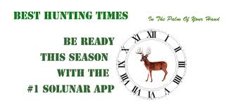 41 Correct Deer Hunting Solunar Chart